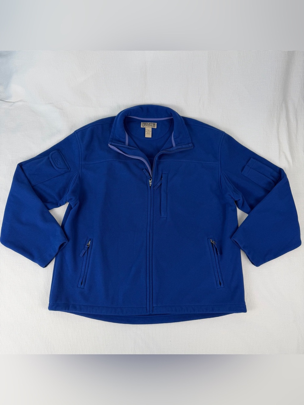 Duluth Trading Co Men’s Royal Blue Fleece Jacket XL
